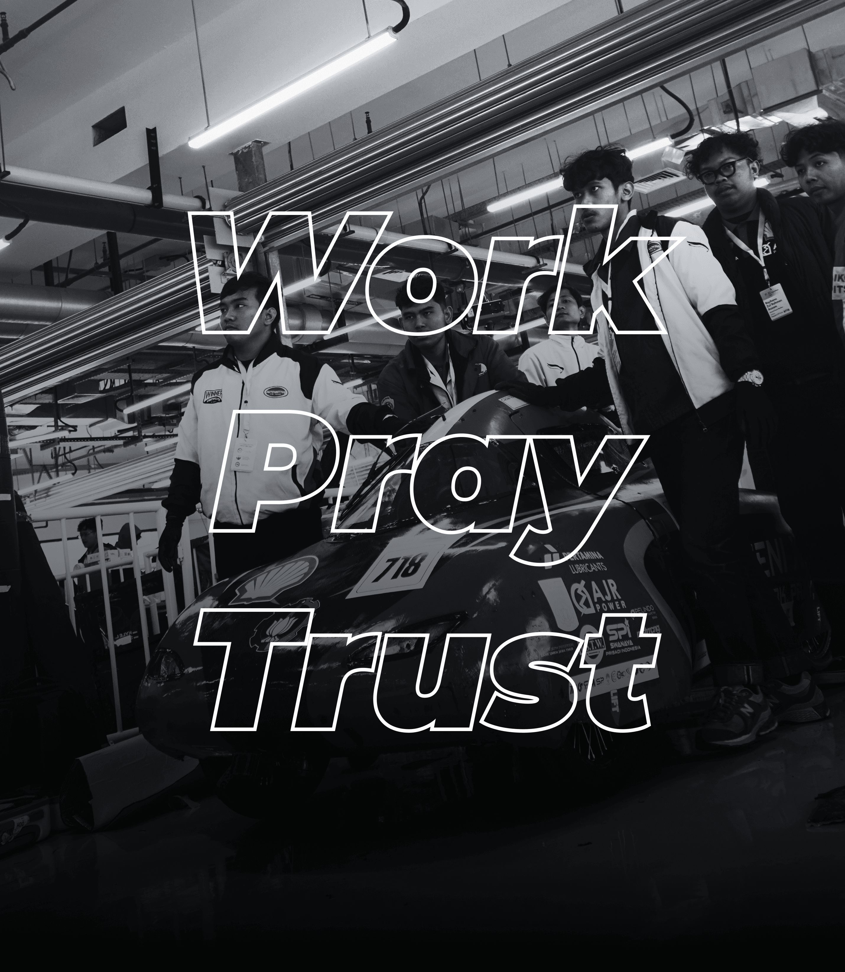 Work Pray Trust Background